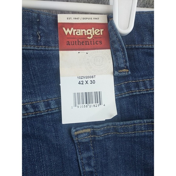 Wrangler Authentics Jeans Mens Pants 42x30 ZM200ST - Picture 8 of 16